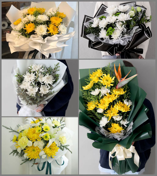 湖南湘潭湘乡市白田镇白事花束代送